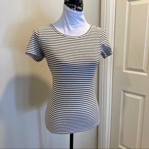 H&M fitted striped tee
